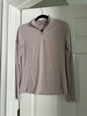 Women’s Long-Sleeve quarter zip in Gray by Tasc Performance